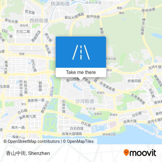 香山中街 map