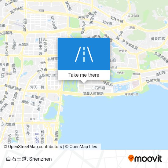白石三道 map