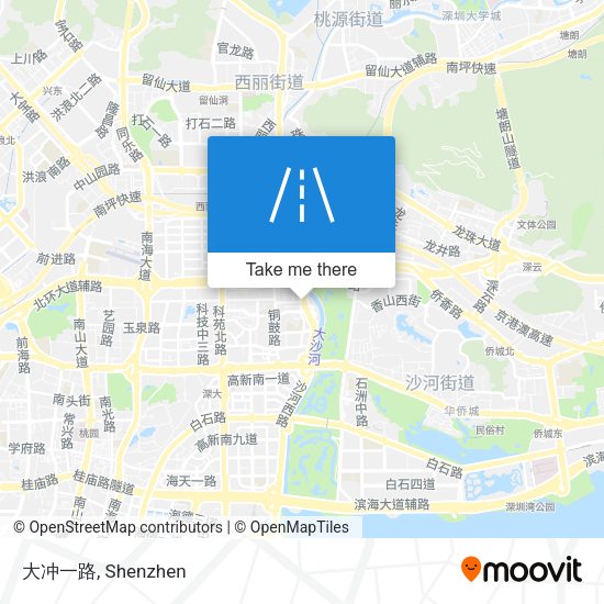 大冲一路 map