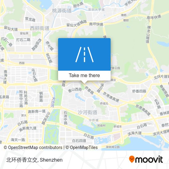 北环侨香立交 map