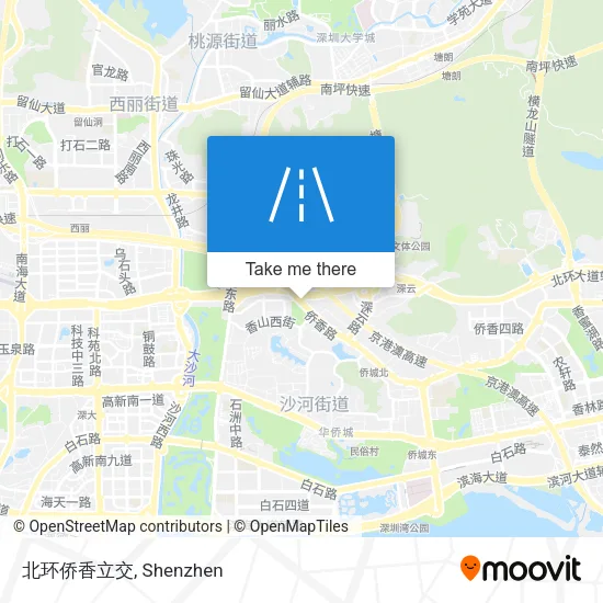 北环侨香立交 map