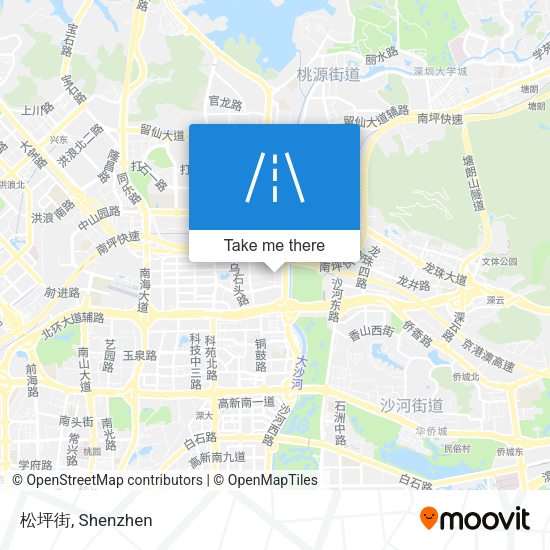 松坪街 map