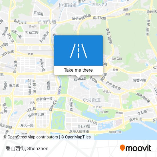 香山西街 map