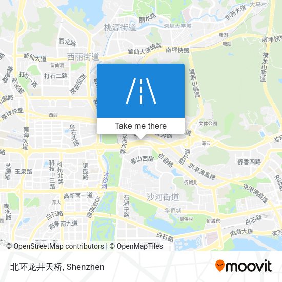 北环龙井天桥 map