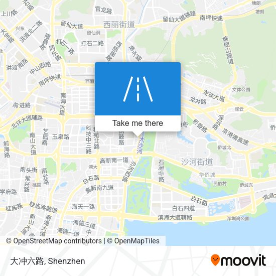大冲六路 map