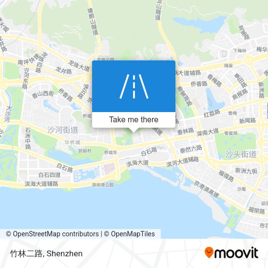 竹林二路 map