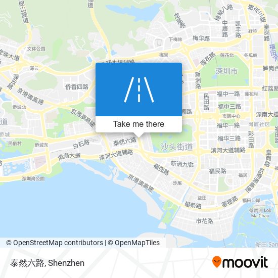 泰然六路 map