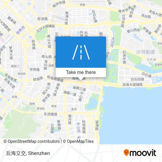 后海立交 map