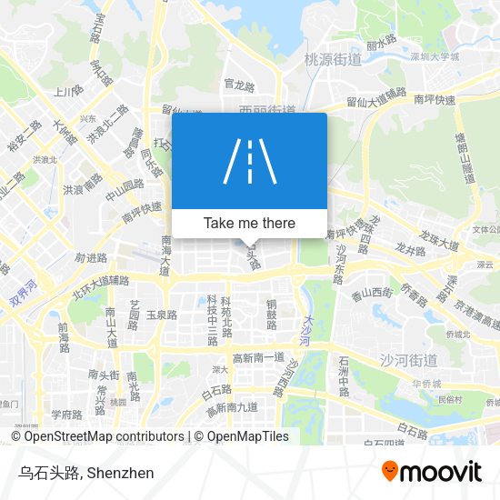 乌石头路 map