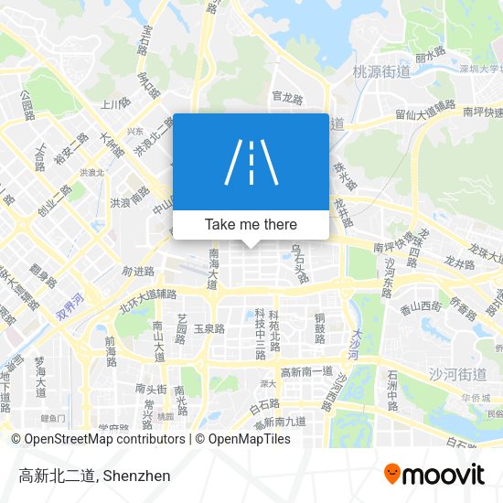 高新北二道 map