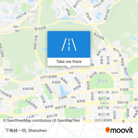 下梅林一街 map