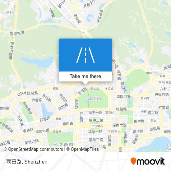 雨田路 map