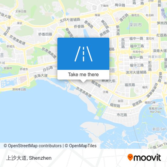 上沙大道 map