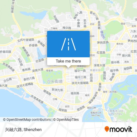 兴融六路 map