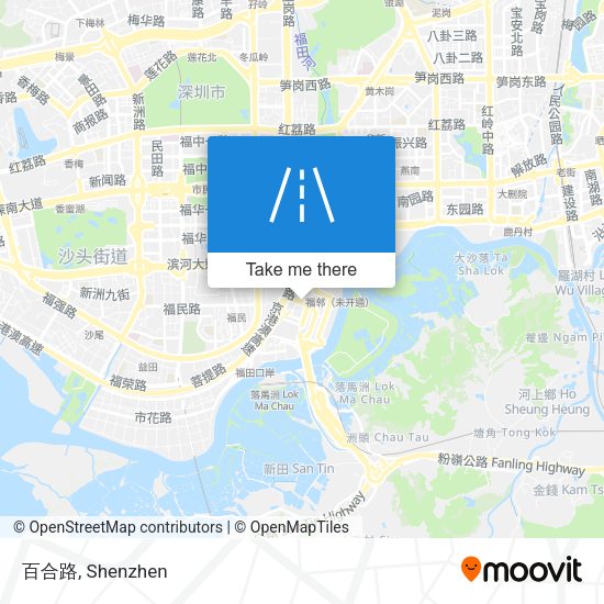 百合路 map