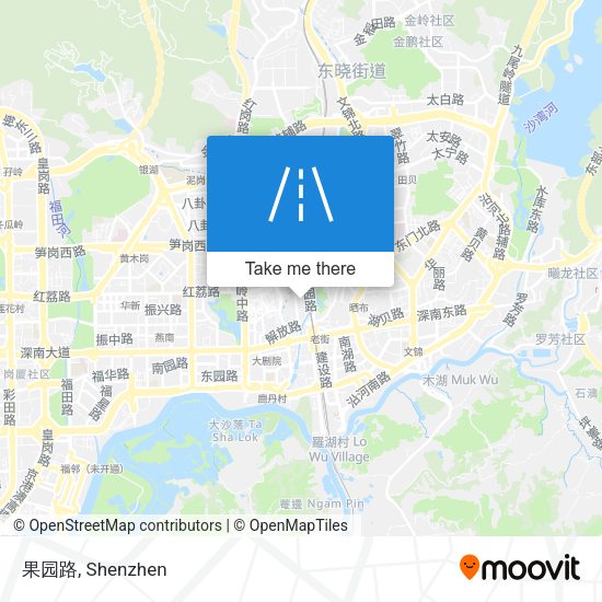 果园路 map