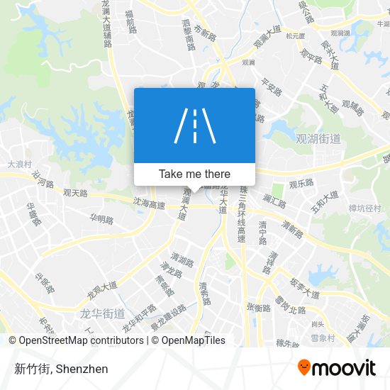 新竹街 map