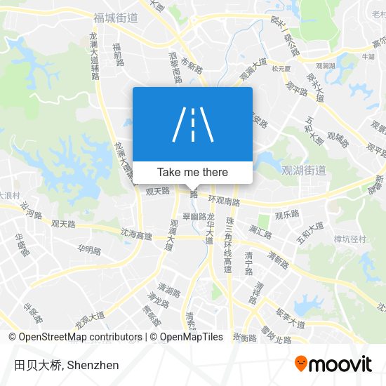 田贝大桥 map