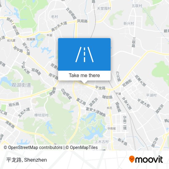平龙路 map