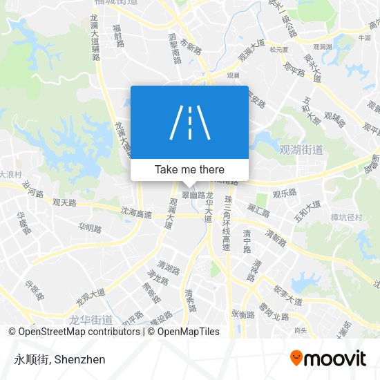 永顺街 map