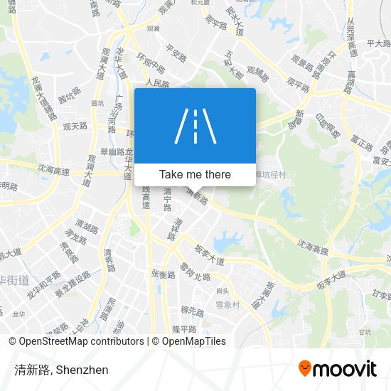 清新路 map