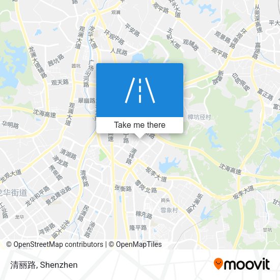 清丽路 map