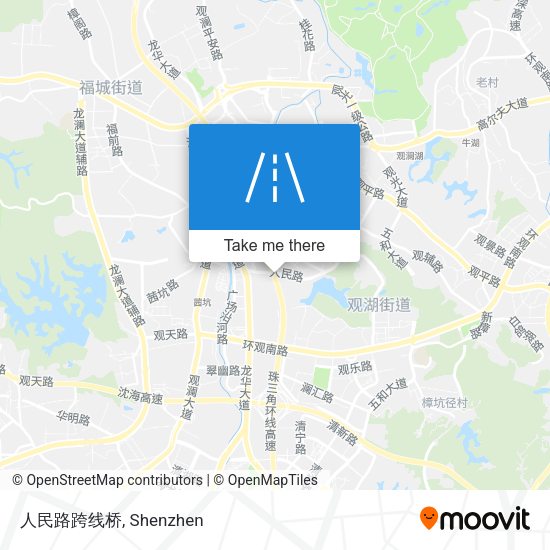 人民路跨线桥 map