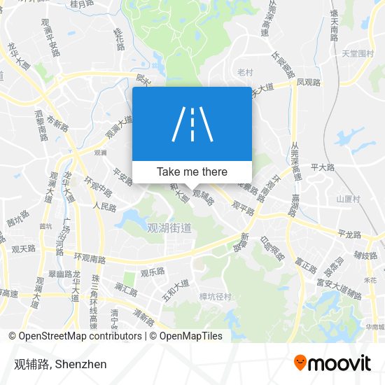 观辅路 map