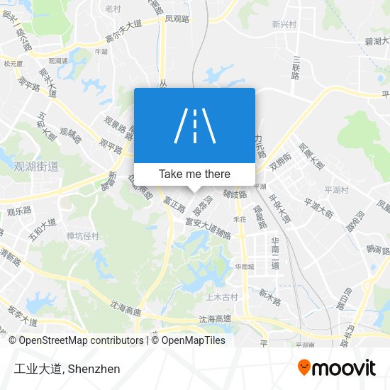 工业大道 map