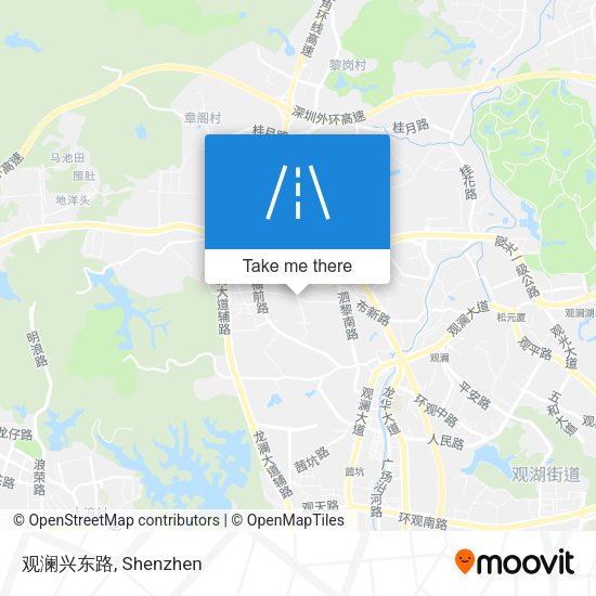 观澜兴东路 map