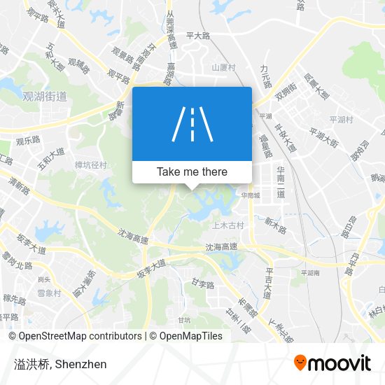 溢洪桥 map