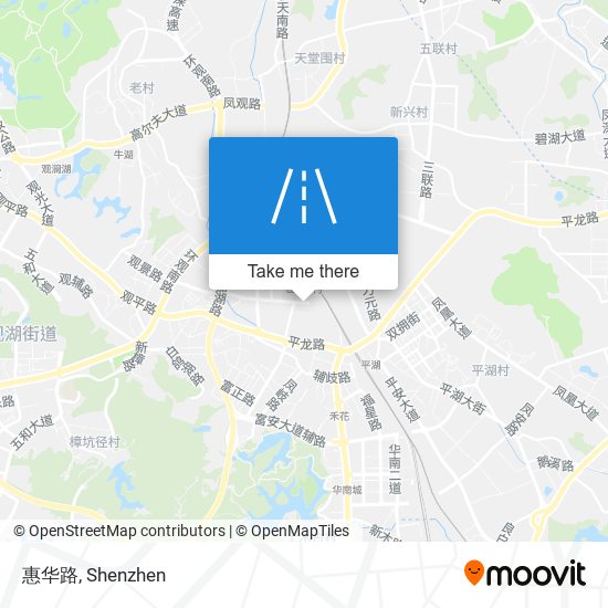 惠华路 map