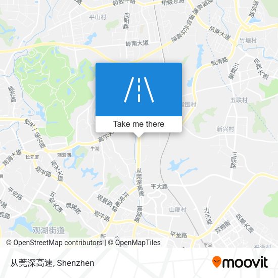 从莞深高速 map