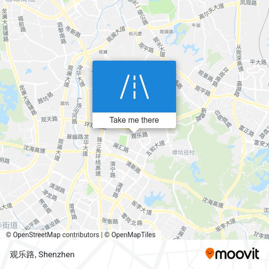 观乐路 map