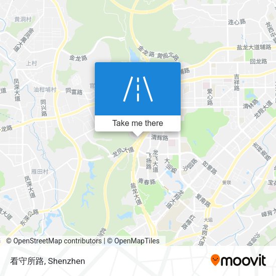 看守所路 map