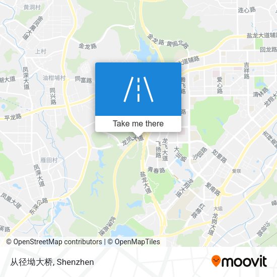 从径坳大桥 map