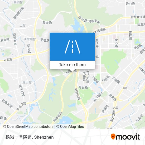 杨岗一号隧道 map