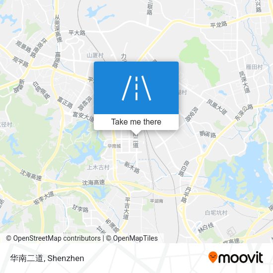 华南二道 map