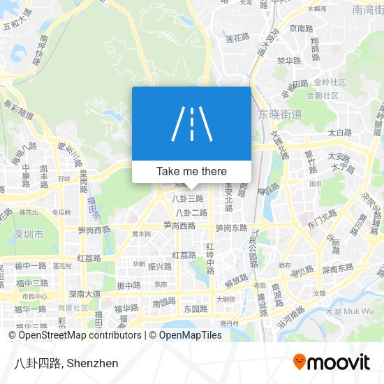 八卦四路 map