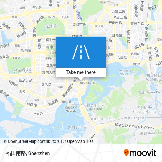 福田南路 map