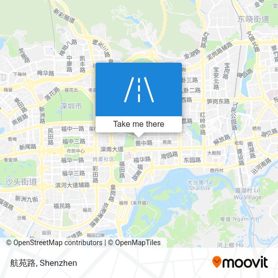 航苑路 map