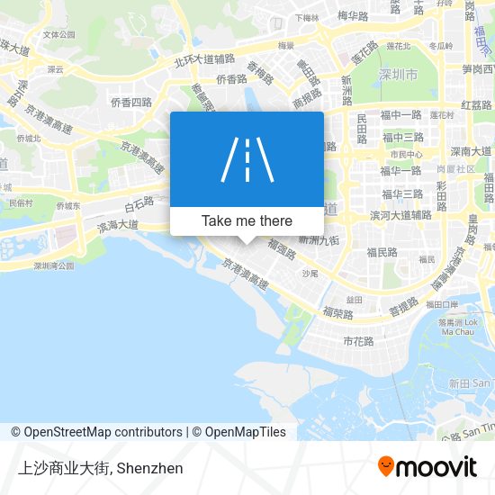 上沙商业大街 map