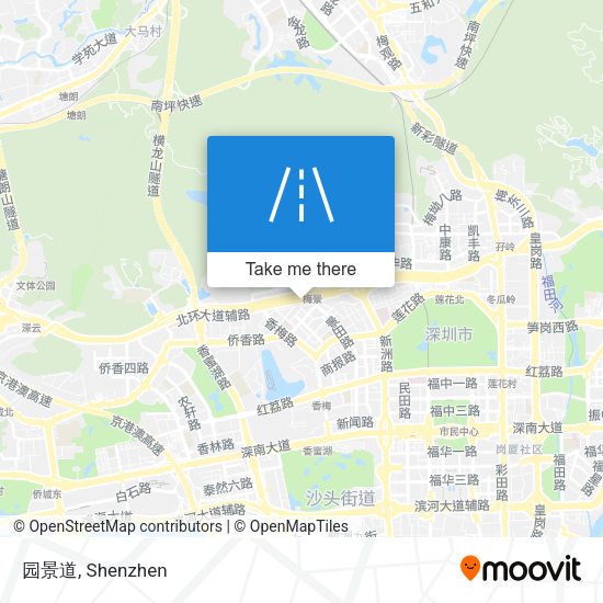 园景道 map