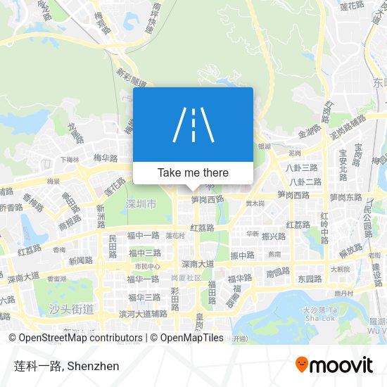 莲科一路 map
