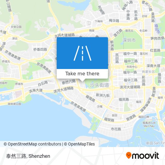 泰然三路 map