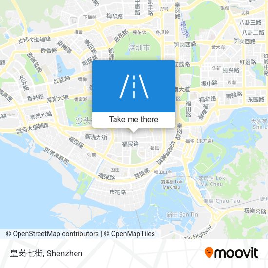 皇岗七街 map