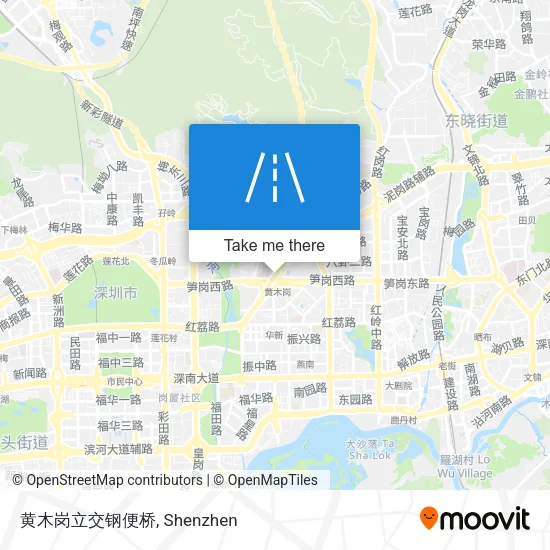 黄木岗立交钢便桥 map