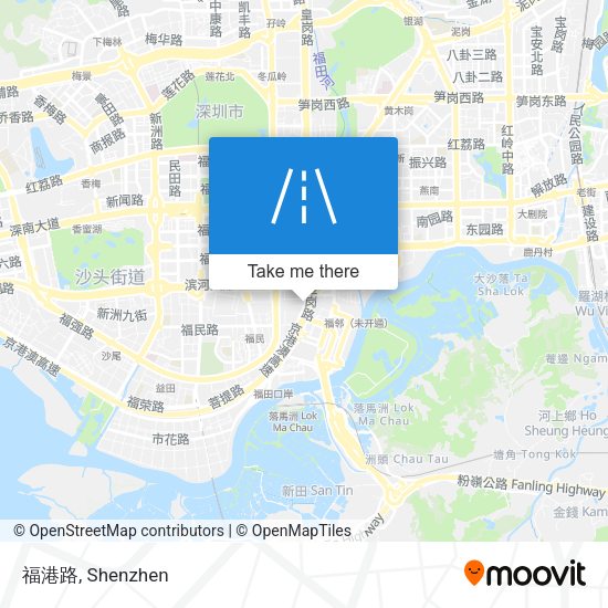 福港路 map