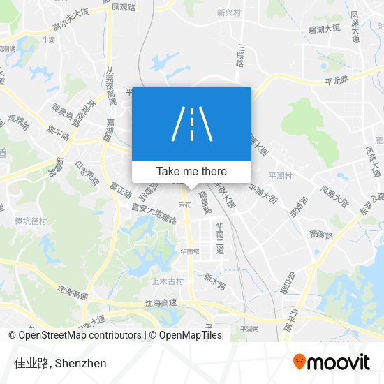 佳业路 map