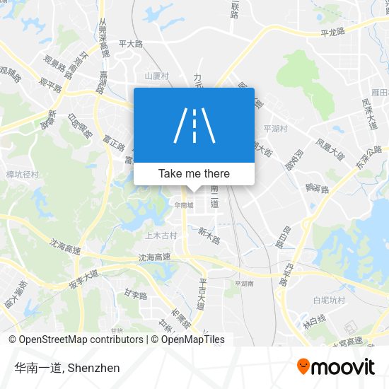 华南一道 map